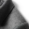 Thoshine Brand Winter 40% ull Män Tjockrockar Slå ner Collar Male Fashion Wool Blend Coats Superior Ytterkläder Jacka Trench 211119