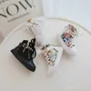 New Children's Shoes High-top Canvas Shoes for Boys and Girls Sneakers Spring and Autumn New White Black Single Kids Shoes Boots G1025