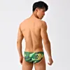 Traje de baño de los hombres Trajes de baño de camuflaje sexy Pantalones cortos de playa Calzoncillos de baño Tronco de natación Cintura baja Apretado Hombres Bikinissamll Tamaño