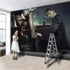 キャラクター3D壁紙ハンサムなピアノ王子とセクシーな女の子壁画モダンな家の装飾リビングルームの寝室クラシックの壁紙