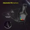 Наушники игровых наушников Onikuma K20 с микрофоном RGB Light Wired Headsets Shooth Отмена наушников для PS4 Xbox One Gamer Gamer