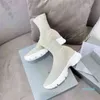 Designer botas elásticas meias sapatos mulheres verão fino salto alto esportes casuais casal sapato respirável soled grossa malha