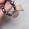 Men Multi-shaped Natural Stone Black Stone Magnetic Therapy Bracelet Magnetic Health Weight Loss Hand Bracelet W0064