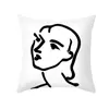 Cushion/Decorative Pillow 2021 Nordic Simple Ins Blue Abstract Super Soft Printed RETRO Art Pillowcase Sofa Cushion 45x45cm
