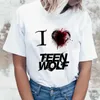 Women Summer Shirt Teen Wolf Harajuku T-shirt 90s White Retro Graphic Cartoon Print T-shirt Fashion Top Female X0527