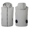 Ventilateur d'été équipé de vêtements gilet de refroidissement résistant aux UV pour hommes 5V USB alimenté manteau climatisé sans manches 210925