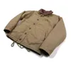 Non Stock Khaki N-1 Deck Kurtka Vintage Usn Wojskowy Uniform dla mężczyzn N1 211126