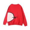 Spring Autumn Women Pullover Sweaters O Neck Cartoon Pig Pretty Vintage Japan Style Ladies Knitwear Jumper Tops C-068 210914