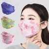 Op voorraad KF94 Beschermende Gezichtsmaskers 10pcs / Partij 4-laags Masker Individueel pakket DHL-schip