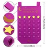 Eid Calendar Ramadan Countdown Calendar met 30 Herbruikbare Sterren voor Kinderen Moslim Party Decor levert RRE12875