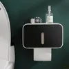 Toilet Paper Holders Wall Mounted Waterproof Holder Tissue Box Dispenser For Bathroom Kitchen Decorations