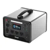 Small generator portable quiet power station 1000W with AC DC Typec USB outlet lithium battery charging