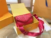 2021 موجة متعددة pochette حقيبة كروسبودي جلدية حقائب الأجهزة عالية الجودة مصمم حقائب اليد النسائية المحافظ خمسة -Color اختياري،