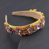 Mode multicolore strass magnifique tempérament strass bandeau voyage cadeau cheveux accessoires