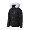 Piumino 3Q Pelliccia invernale con cappuccio Cappotto casual Parka spesso da esterno UK Canada nocche Doudoune5110995