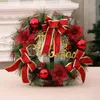 30/40cmクリスマスの花輪の花輪の花輪の花輪クリスマスの装飾のためのクリスマスの装飾ぶら下げ飾りの装飾211104