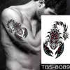 Impermeabile Tatuaggio Temporaneo Autoadesivo Drago Ala Croce Flash Tatto Tatto Lupo Scorpione Totem Body Art Braccio Braccio Braccio Trasferimento acqua Falso Tatoo Uomo