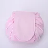 Flamingo Lazy Drawstring Cosmetic Bag Multi-function Travel Magic Pouch Portable Wash Bag Makeup Organizer Storage Bags RRA4394