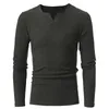 Men's Sweaters Knitwear Stylish Long Sleeve V-Neck Stretch Slim Soft Winter Jumpers Mens Pullover Sweater Tops