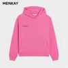 Menkay bawełniane bluzy bluzy z kapturem bluzy track spodnie joggers kobiety dresy dwa kawałek zestawy spodenki sweatsuits jesień zima 211109