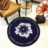 Retro CD Carpet Mat Antique Sofa Chair Cushion Side Nonslip Short Velvet Vinyl Records Model Door Decor Rug 05518 Y200527