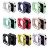 Groothandel kleurrijke zachte siliconen hoesjes voor Apple horloge Iwatch-serie 1 2 3 4 5 6 Cover volledige beschermhoes Beschermende bumper 42mm 38mm 40mm 44mm horloges beschermer