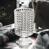 Vases français créatif cristal verre vase décoration eau fleur arrangement bouteille table à manger décorations de salon