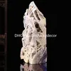 Gebarsten Rainbow Titanium Coated Druzy Quartz Gode Point Wand Ambachten Prachtige Freeform Natural Sphhalerite Mineral Rock Crystal Agate Tower Obelisk Generator