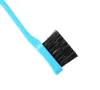 2021 Skönhet Dubbelsidig Edge Control Hair Comb Hair Styling Tool Hårborste Tandborste Style Eyebrow Brush Gratis Ship