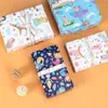 Geschenkverpackung 10pcs Wickelpapier Cartoon Geburtstag verdickte Weihnachtskinder Kisten Verpackung Bastelpapiere