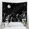 Tapestries Mountains Under The Moonr Printing Big Wall Mounted Hippie Hanging Bohemian Tapestry Mandala Art Decoration