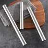 3 Sizes set 1 solid stainless steel French Rolling Pin Fondant Cookies Cake Pastry Tool Dough Roller 211008