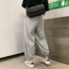 HOUZHOU Graue Jogginghose für Frauen Jogger Herbstmode Haremshose Koreanischer Stil Übergroße Hose 210925