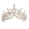 Children039s Corona Tiara Principessa Ragazza Fascia di cristallo Decorazione torta di compleanno dorata Bella Fashionab Legrace9015309