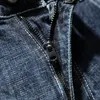 Мужские джинсы мужская мода -мода мужская джинсовая джинсовая одежда уличная одежда синие растяжки мешковаты