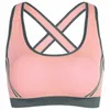 Reggiseno Yoga elegante alla moda Cross Back Running Sport Top Donna Regolazione senza cuciture Push Gather Corsetto corpo all'ingrosso