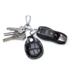 Keychains Fashion Crocodile Pattern Round Leather Access Control Keychain Mini Rectangular Card Protective Case Miri22