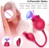 Rose Toy Sextoy Clitoral G Spot Vibrator Zuigen vrouwen oplaadbaar2770273