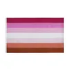 6 Colors Rainbow Flag 90*150cm Lesbian Bisexual Pansexual Gay Pride Polyester LGBT Party Supplies Rainbows Flags
