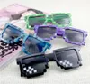 Occhiali da sole per bambini in mosaico Outdoor Eyewear Fashion Brand retro check personalità Fancy square kids street shooting occhiali versatili per il viso sottile