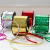 Party Decoration 100/250 Yards Balloon Ribbon Laser Wedding Birthday Gift DIY Packaging Aluminum Foil Accessories