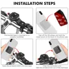 Quick Lock Uninstall Motocicleta Bike Telefone Suporte Suporte de Suporte Moto Bicicleta Guiador Montagem Suporte para Xiaomi iPhone Samsung