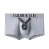 Underpants JOCKMAIL Sexy Men Boxer Penis Pouch U Convex Bulge Cotton Breathable Underwear Bullets Separated Ring Gay