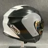 Casques de moto Arrivée Double Visières Demi-Casque Article Croix noire et blanche Saison d'été Chapeau de sécurité Capacete Casque