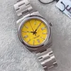 U1 Factory ST9 Clasp Mens Watch Automatic Mechanical Meacphire Glass Solid 41mm Massion Dial Yellow Men Hotes Swatches Male