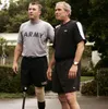 جنود اللياقة البدنية الجدد الذين يتدربون على تي شيرت نقي القطن القطن الحجم الفضفاض الشباب الرياضة الولايات المتحدة الأمريكية الجيش أزياء القميص محلي الصنع