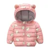 LZH 2021 outono primavera meninos recém-nascidos desenhos animados impressão outerwear casaco para roupas infantis jaqueta bebê 210226