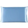 Pillow Pure Emulation Satin Silk Pillowcase Square Single Cover Chair Seat Soft Mulberry Plain Case