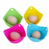 100PCS Miljövänlig Silikon Egg-Boiler Egg Poacher Tool Icke-toxisk No-Stick Soft Safe Poach Pod Peach Egg Boiler DH2003