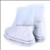 Altri articoli vari per la casa Casa Giardino In Rainny Day Unisex Adt Cerniera per bambini Protettore impermeabile per esterni Stivale Er High-Top Antiscivolo Pioggia Sho